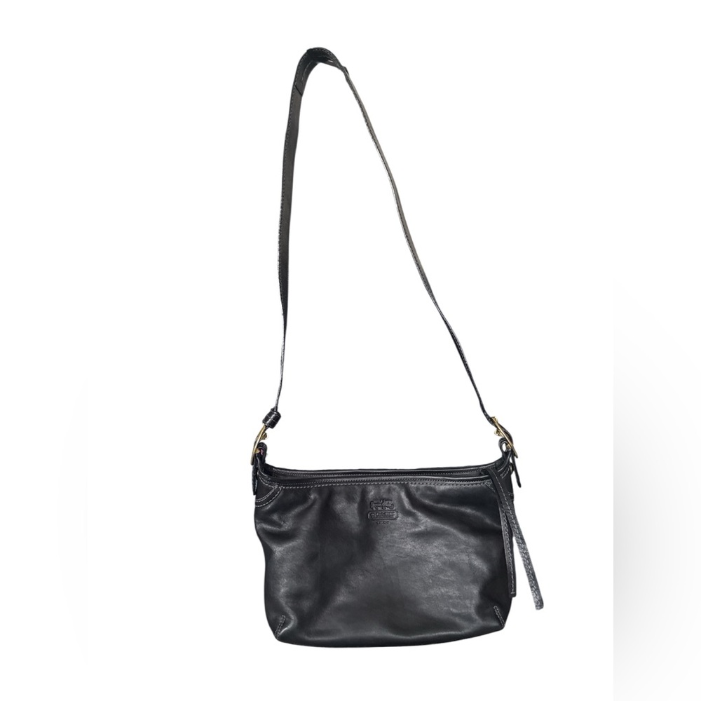 Authentic Vintage Black Coach Crossbody/Shoulder Bag, adjustable straps - Picture 2 of 12